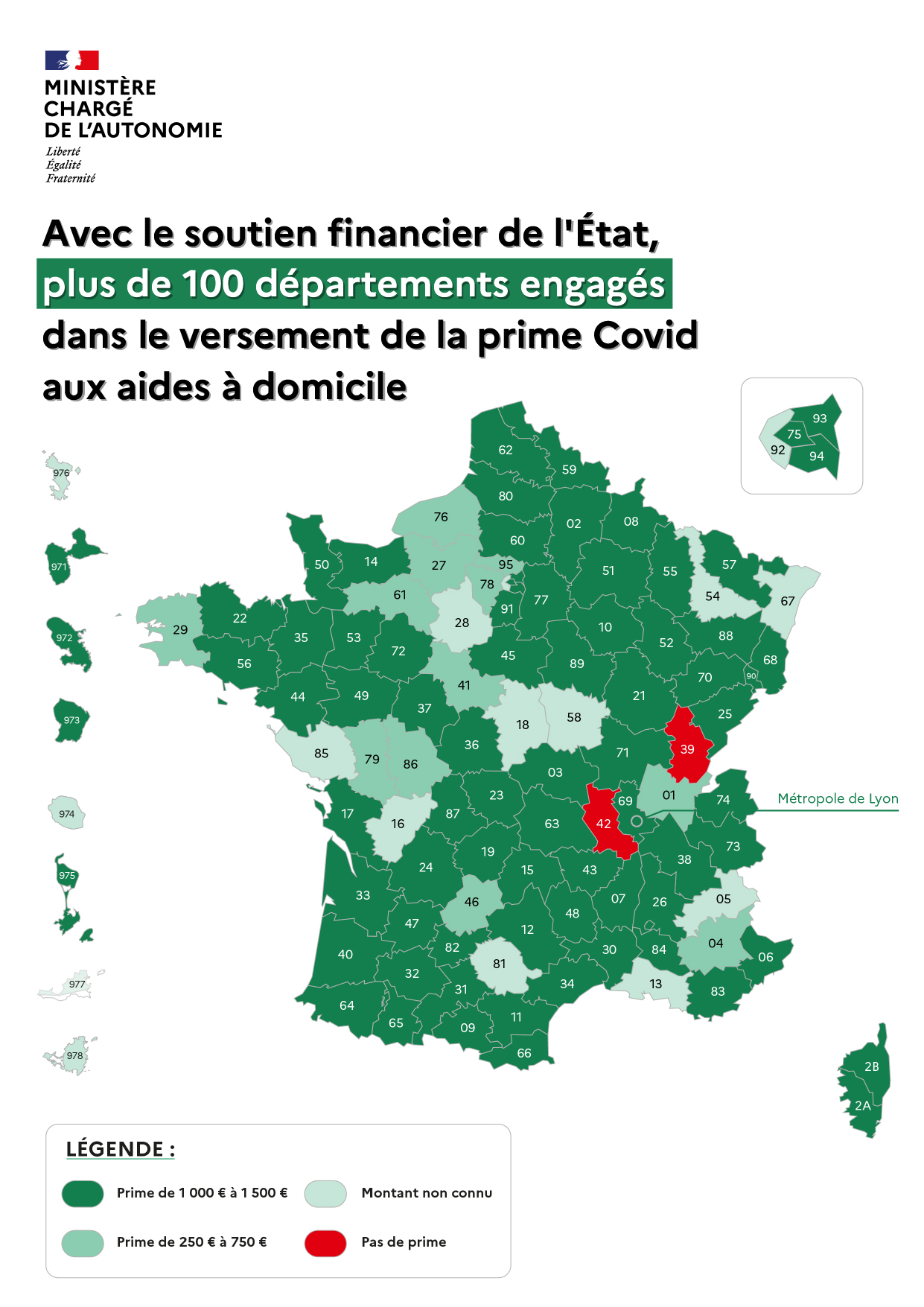Avec l'aide du financement de l'État,