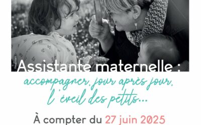 Exposition photos « Assistante maternelle : accompagner, jour après jour, l’éveil des petits… »